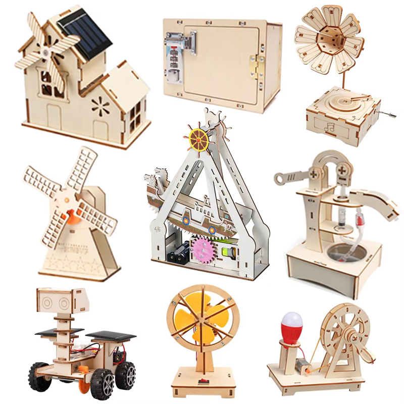 Science Max - STEAM Experiment Kit Wooden DIY Toy