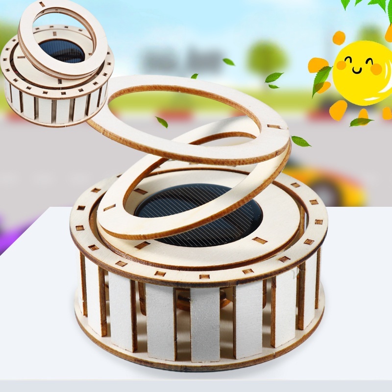 Science Toys - 1 PCS DIY Solar Double Ring