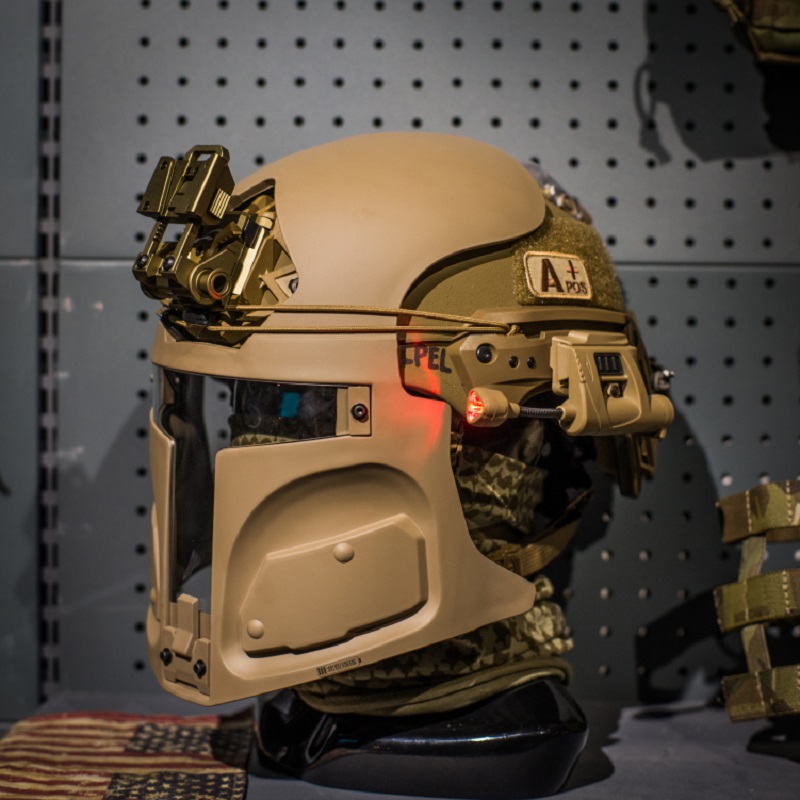 Science Hunter - Galac-Tac Bounty Hunter Science Fiction Helmet,