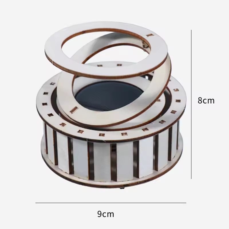 1 PCS DIY Solar Double Ring Ma - đánh giá và giá Science Toys