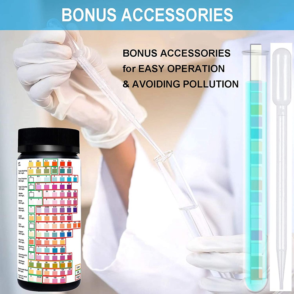 Water Testing Strips for Drink - đánh giá và giá Water Testing Kit