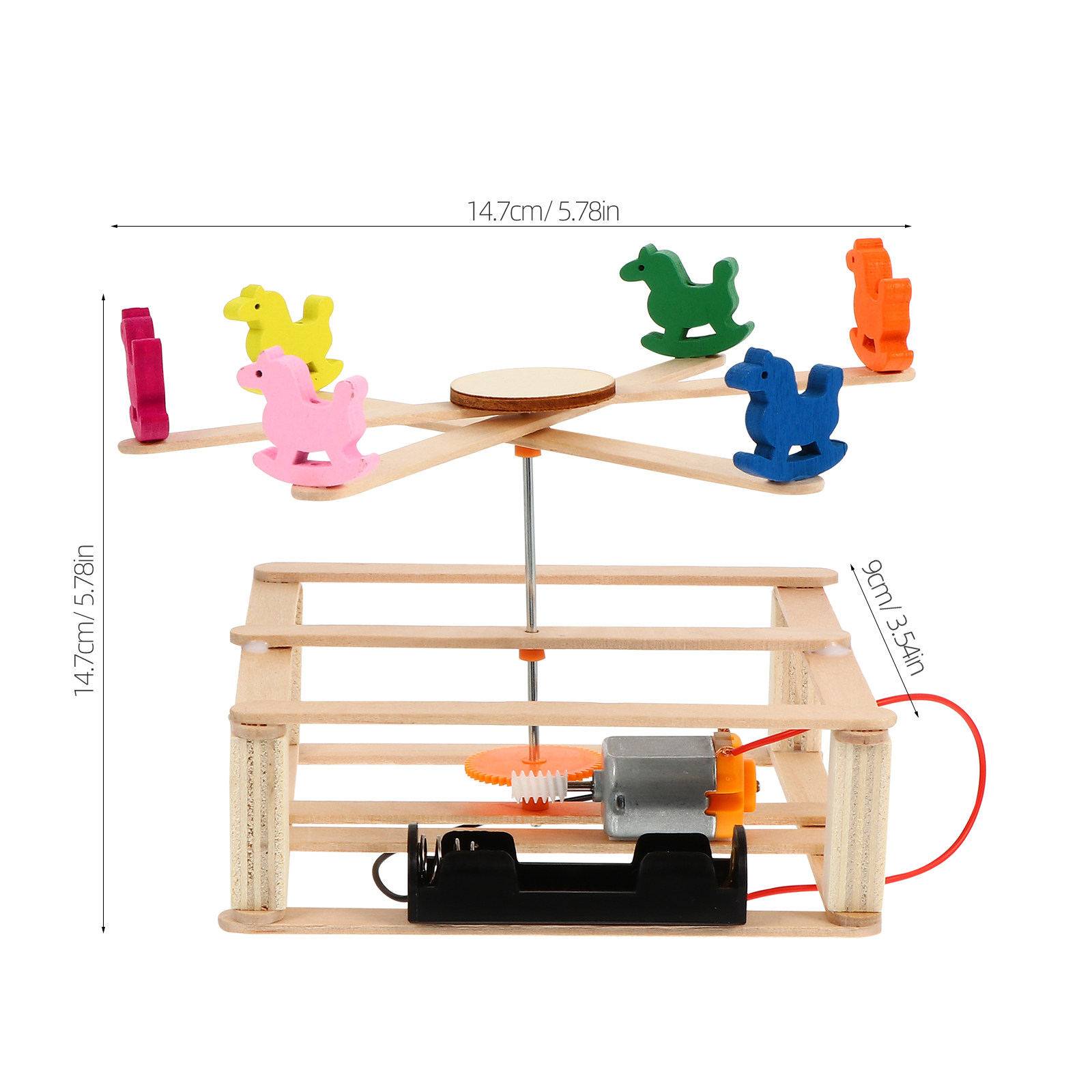 1Set DIY Electric Merry-Go-Rou - đánh giá và giá Science Kit